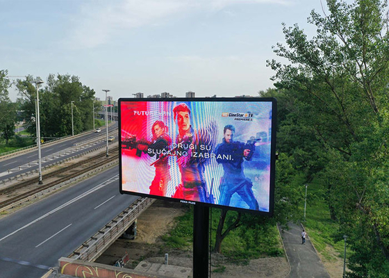 Водоустойчивая доска приведенная знака шоссе дисплея полного цвета P4 P5 P8 P10 на открытом воздухе