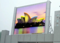 Цвет погодостойкого фона на открытом воздухе полный привел объявления дисплея коммерчески