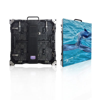 Шкаф профиля тангажа пиксела экрана 4мм полного цвета СМД на открытом воздухе приведенный прокатом алюминиевый