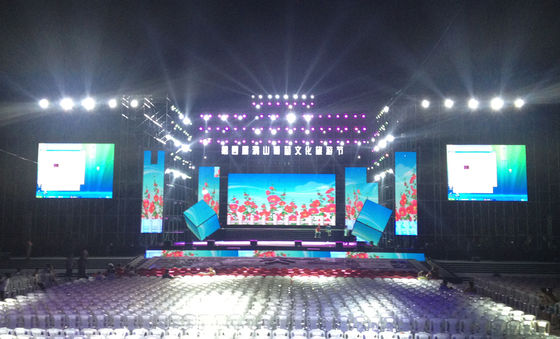Indoor Full Color LED Display with 2200cd/sqm Brightness and 2 Years Warranty for Stage Rental 256mm x 128mm